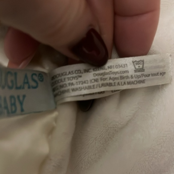 Douglas Baby Fox Lovey Security Blanket Plush Satin Trim - Picture 7 of 9